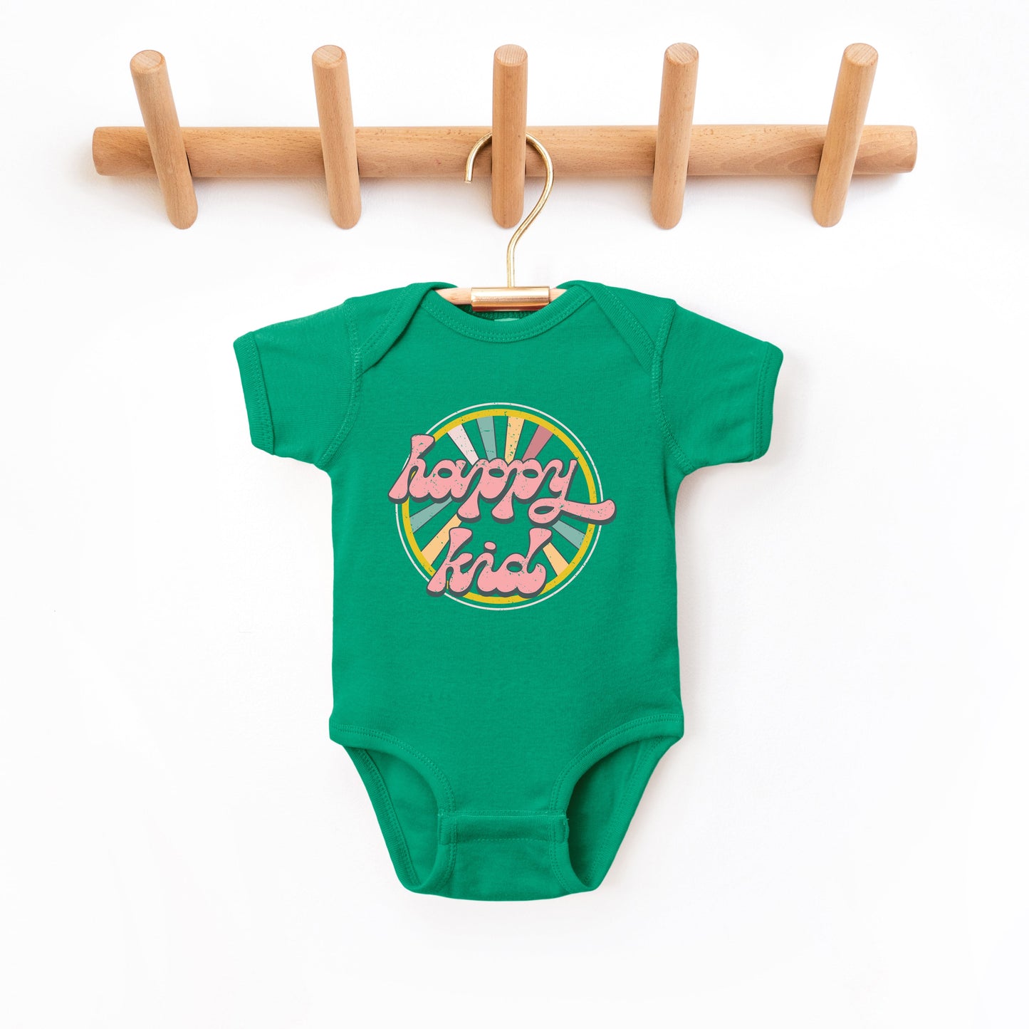 Happy Kid Rays | Baby Graphic Short Sleeve Bodysuit