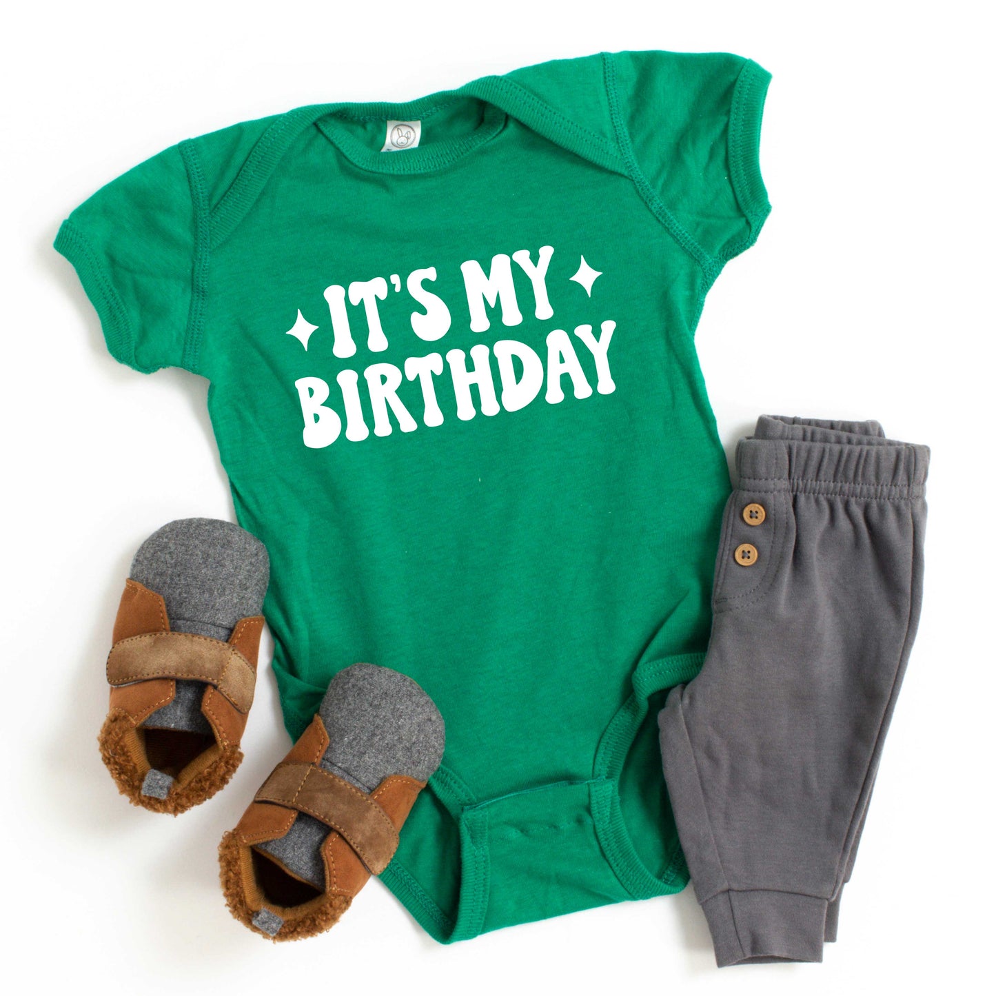 It's My Birthday | Baby Graphic Short Sleeve Bodysuit
