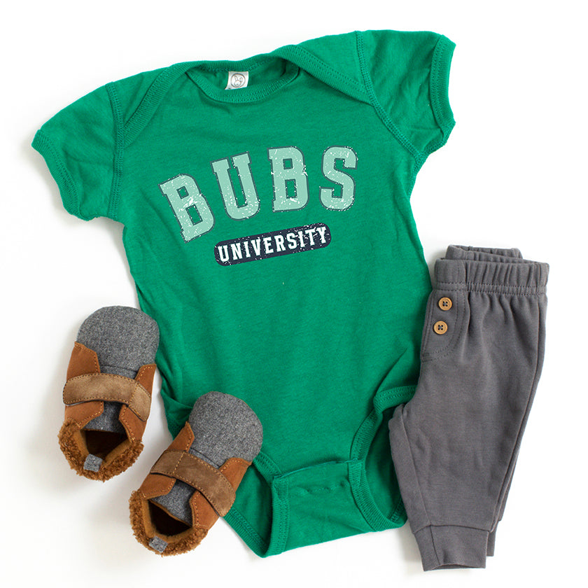 Bubs University | Baby Graphic Short Sleeve Bodysuit