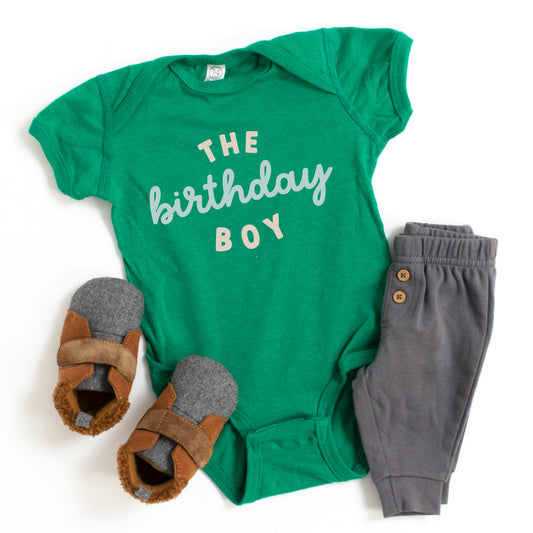 The Birthday Boy | Baby Graphic Short Sleeve Bodysuit