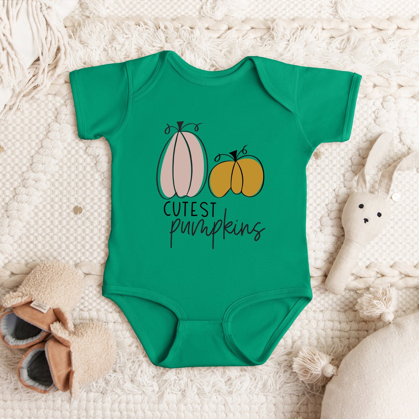 Cutest Pumpkins | Baby Graphic Short Sleeve Bodysuit