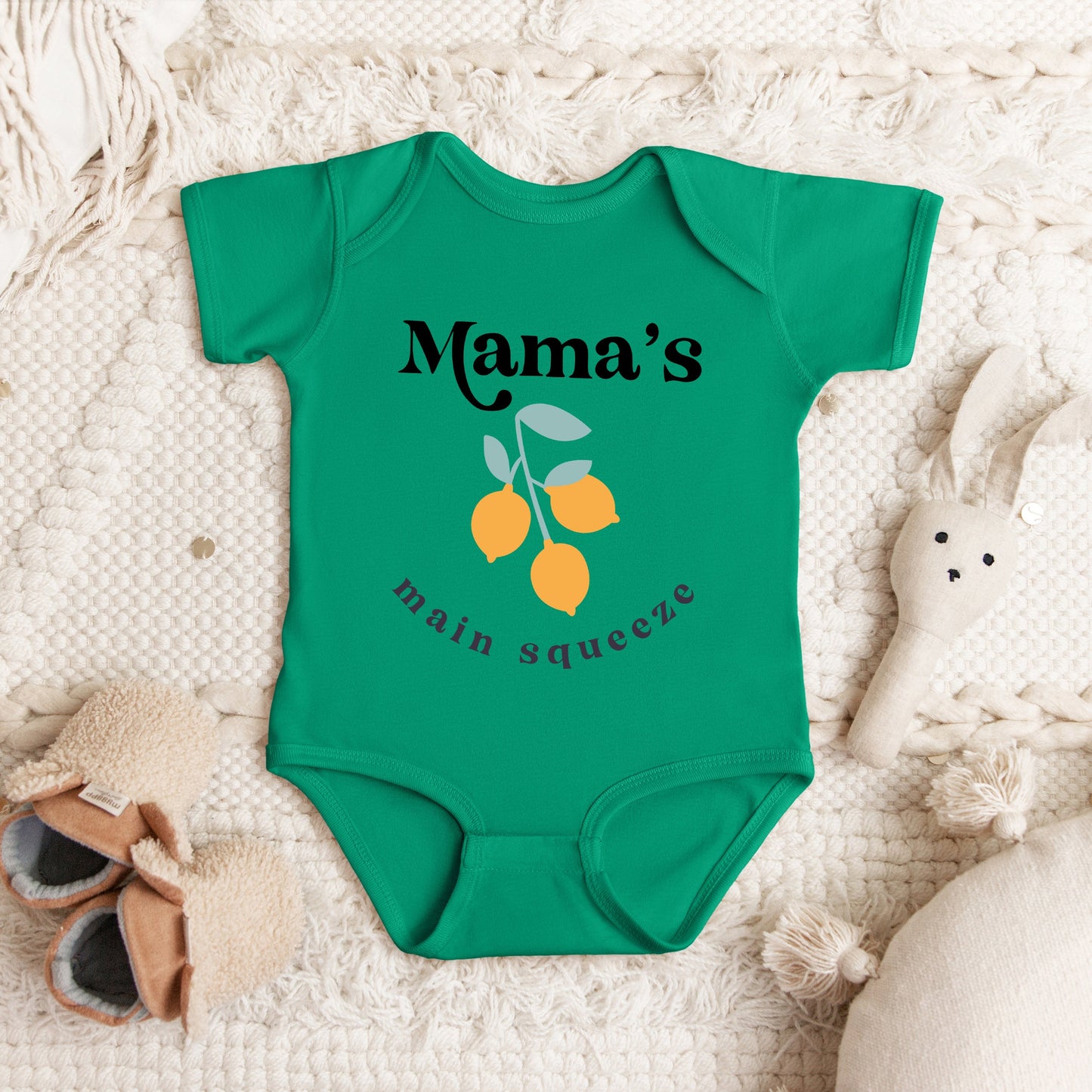 Mama's Main Squeeze | Baby Graphic Short Sleeve Bodysuit