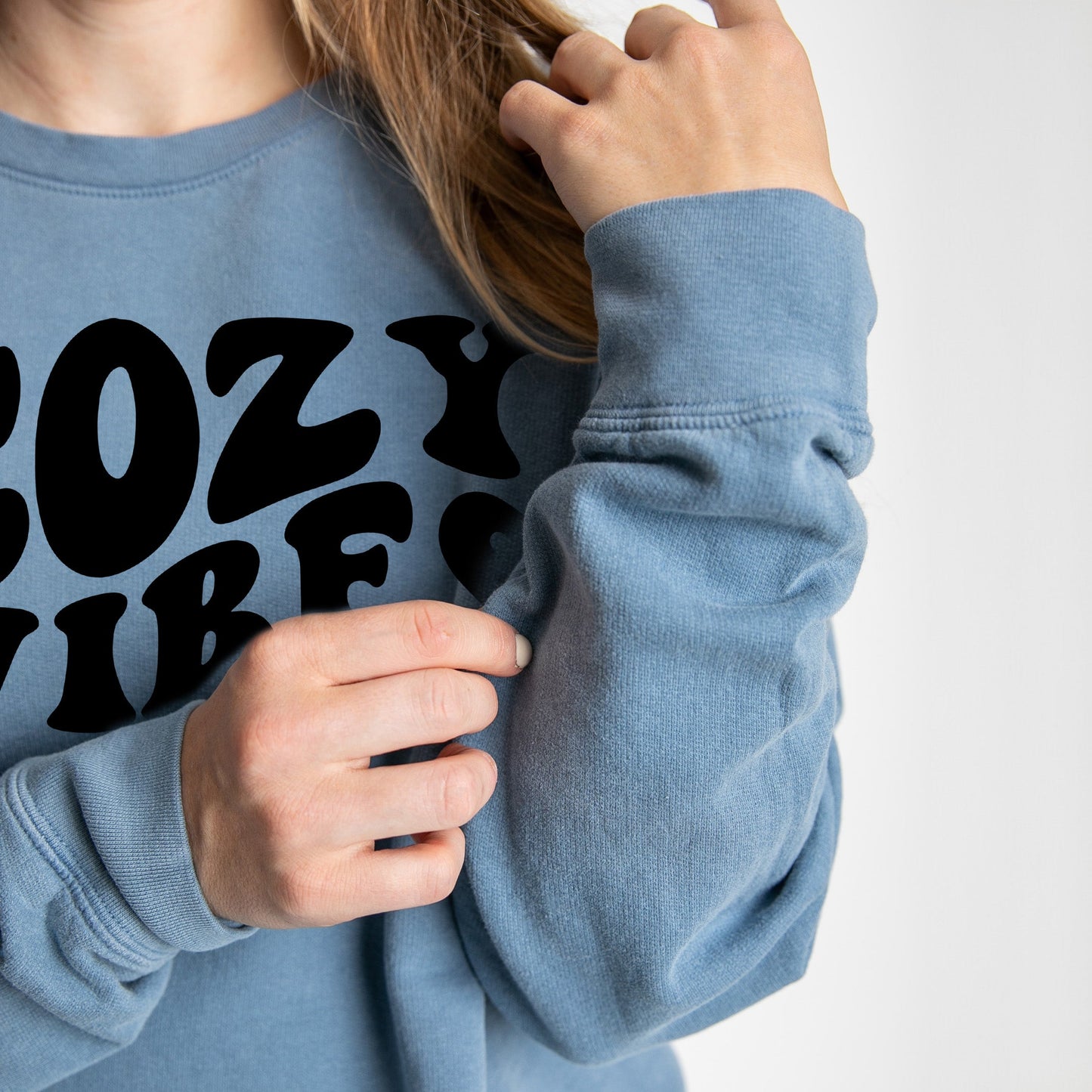 Cozy Vibes | Graphic Lightweight Garment Dyed Set