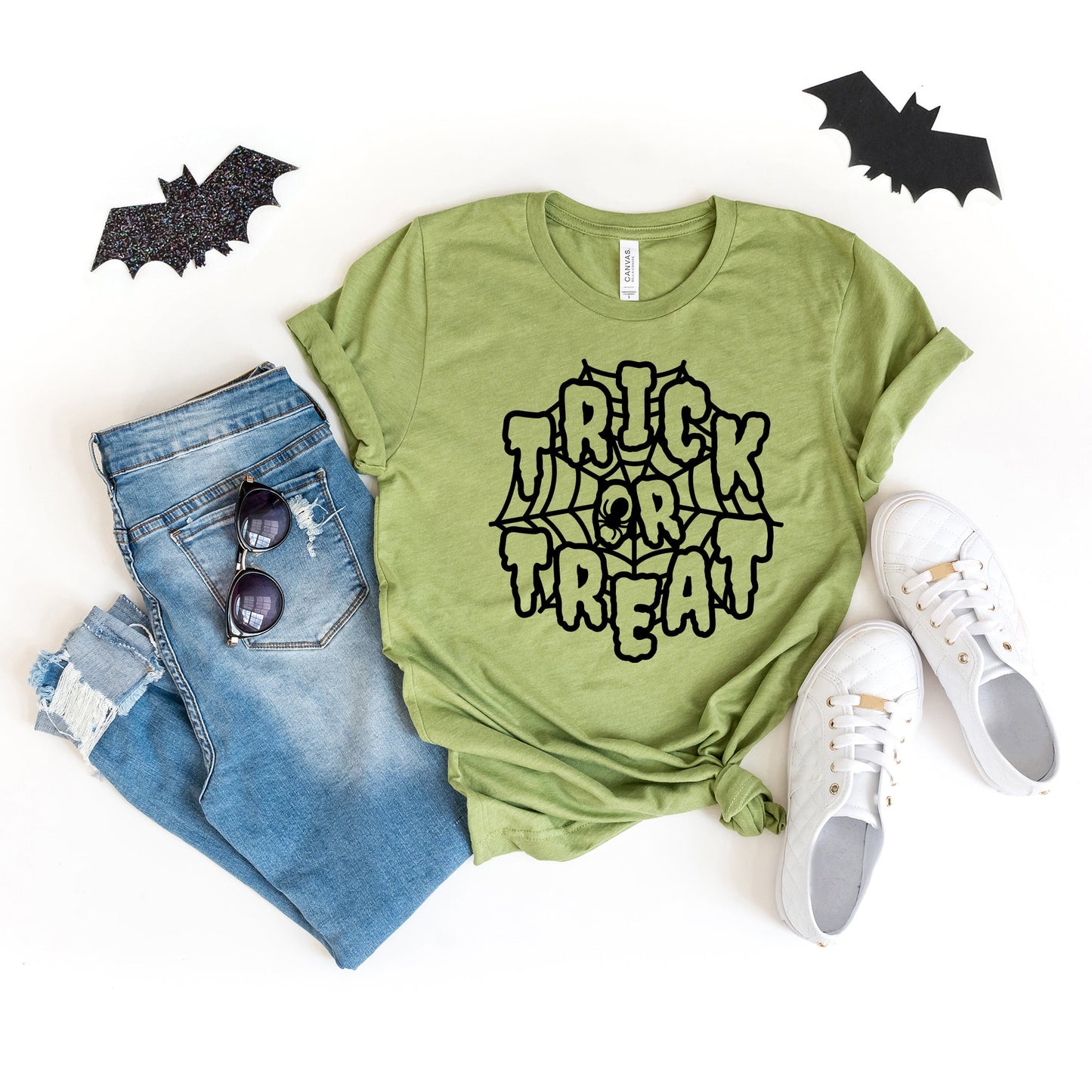 Trick Or Treat Web | Short Sleeve Crew Neck