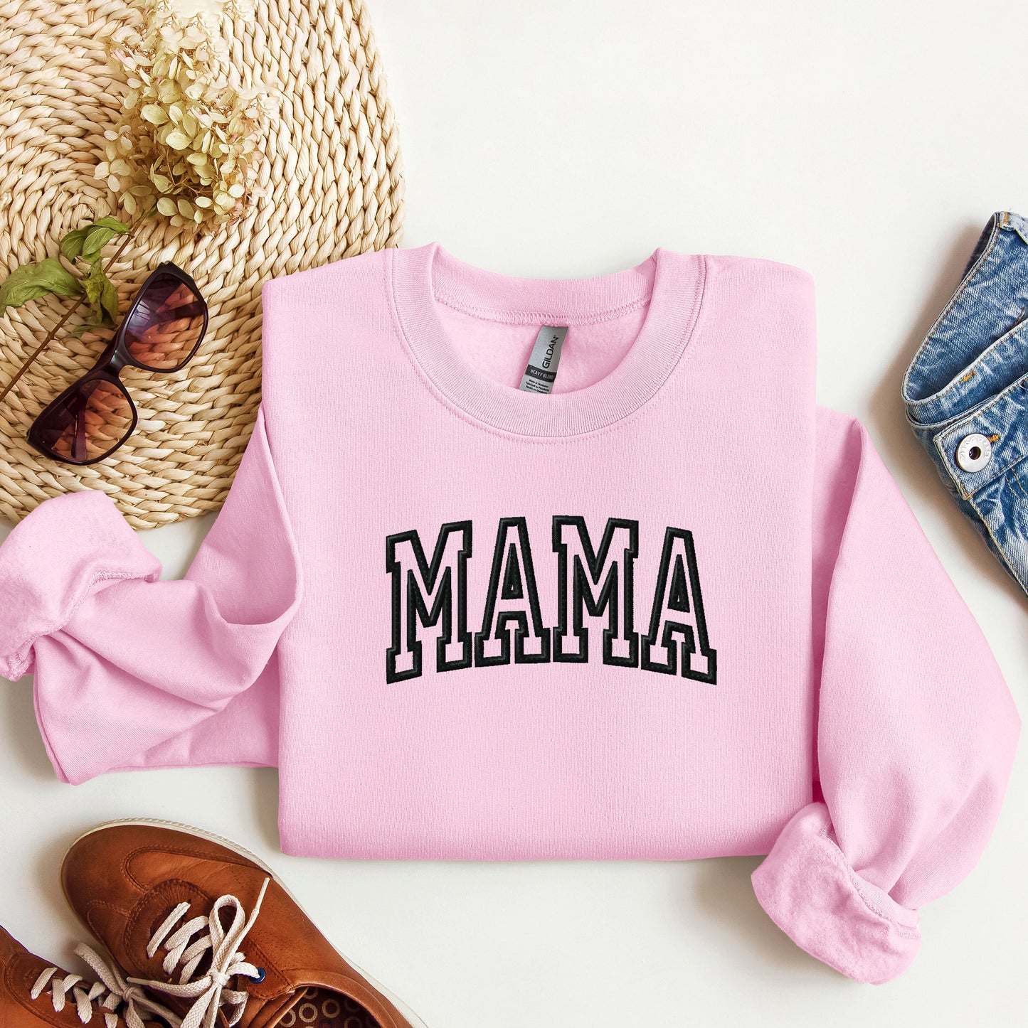 Embroidered Mama | Sweatshirt