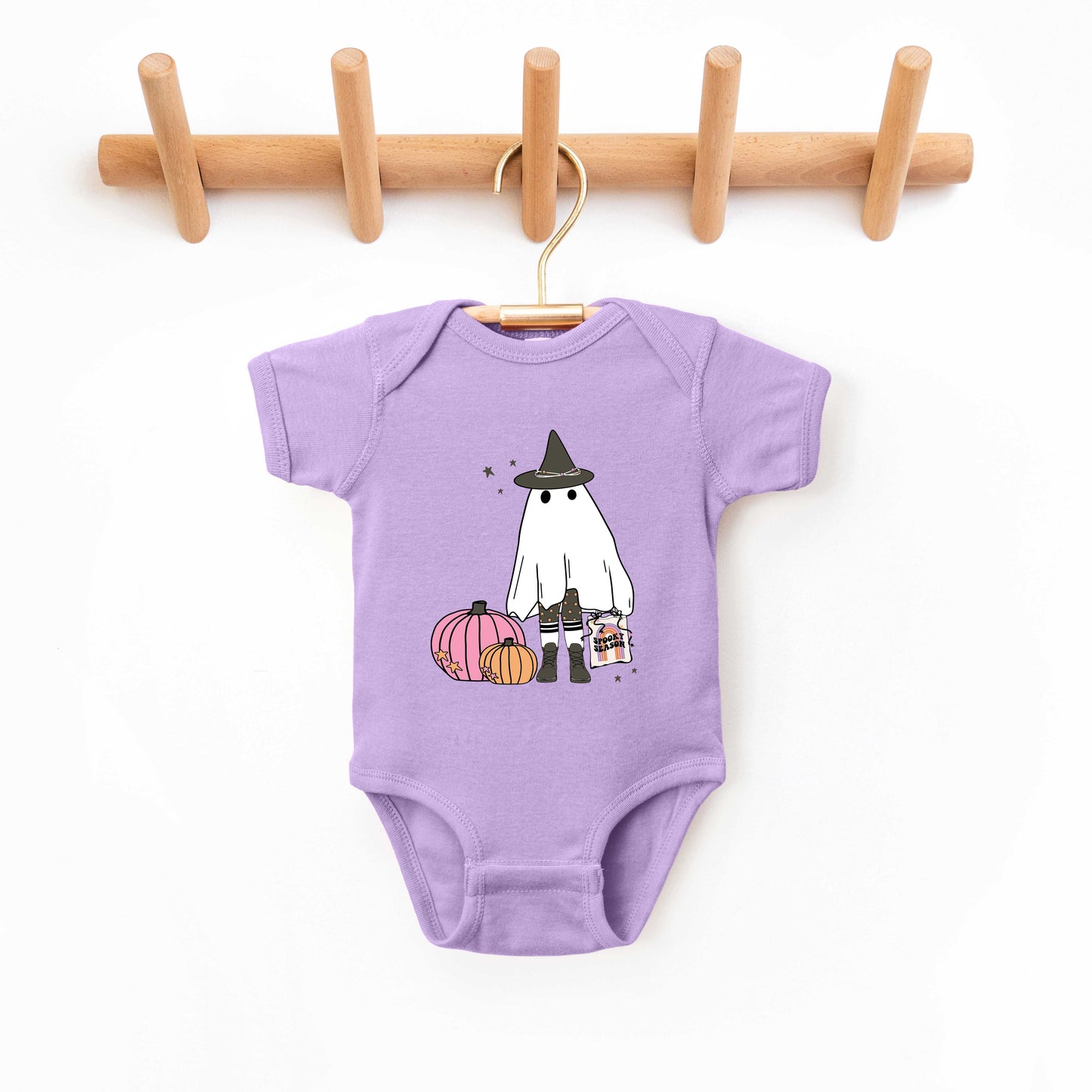 Ghost Witch | Baby Graphic Short Sleeve Bodysuit