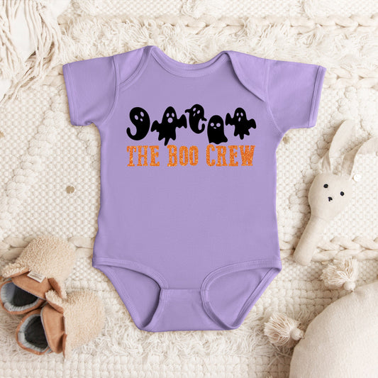 The Boo Crew Glitter | Baby Graphic Short Sleeve Bodysuit