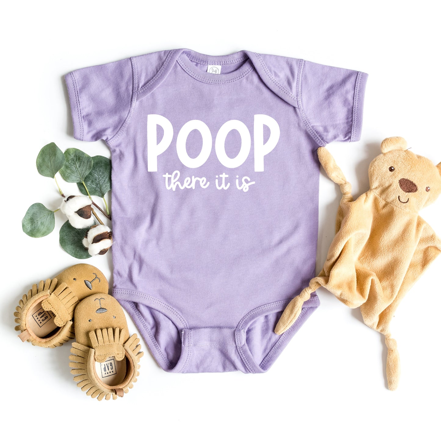 Poop There It Is | Baby Graphic Short Sleeve Bodysuit
