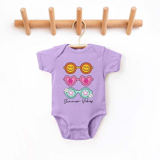 Sunnies Summer Vibes | Baby Graphic Short Sleeve Bodysuit