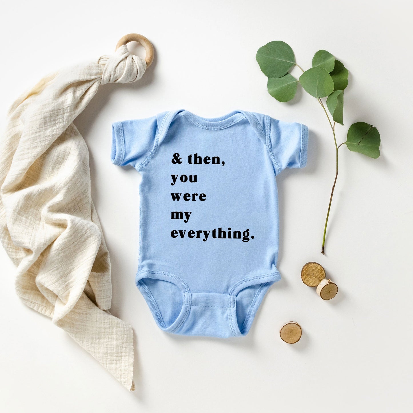 You Were My Everything | Baby Graphic Short Sleeve Bodysuit