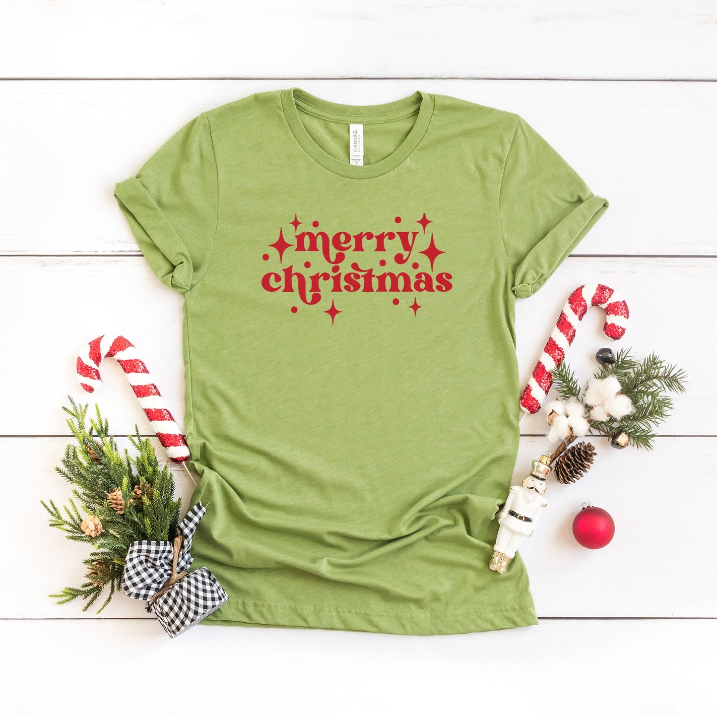 Whimsical Merry Christmas | Short Sleeve Graphic Tee