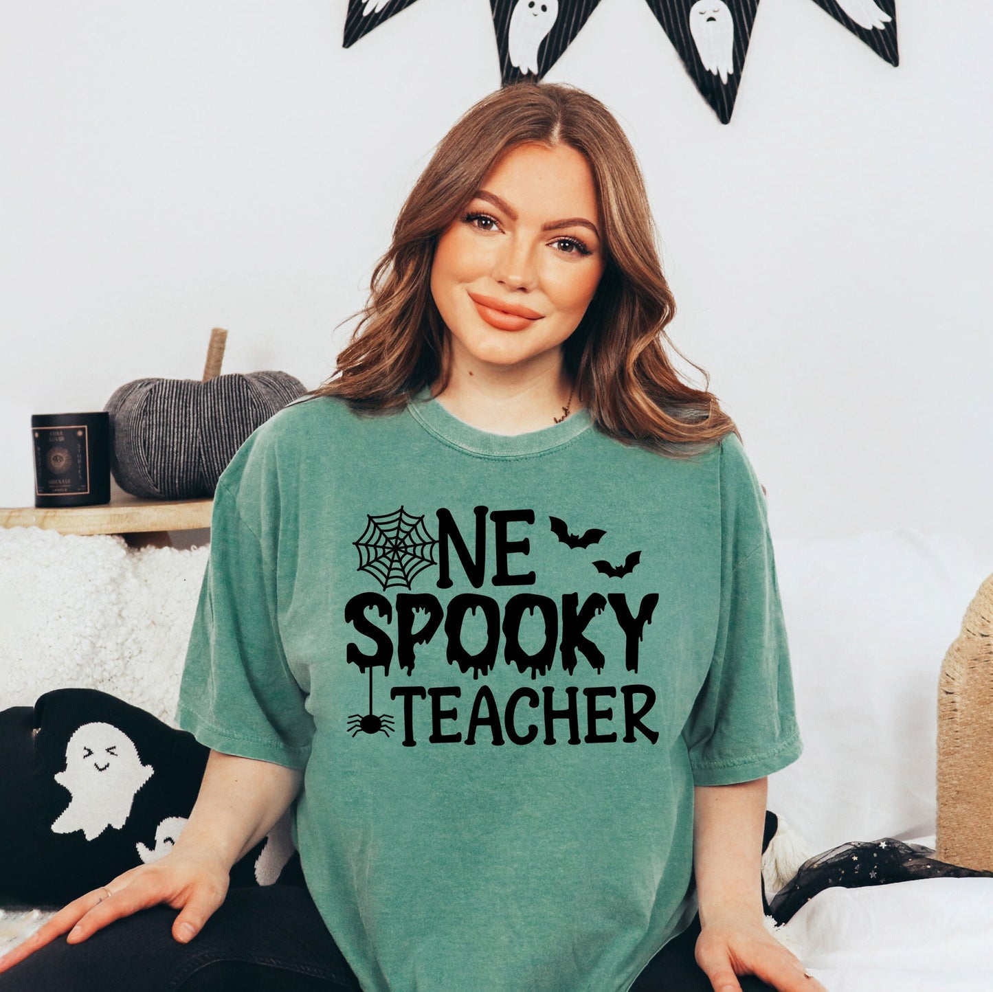 One Spooky Teacher | Garment Dyed Tee