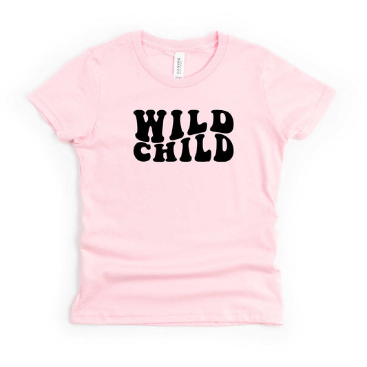 Wild Child Wavy | Youth Short Sleeve Crew Neck
