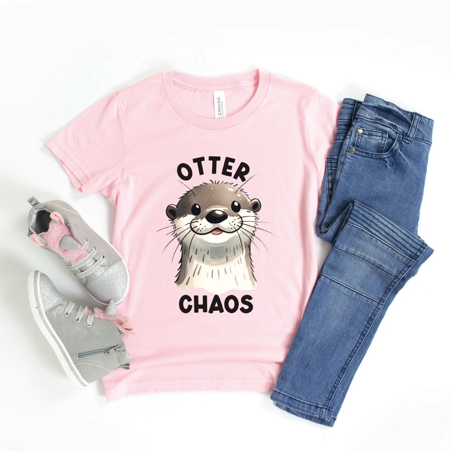 Otter Chaos | Youth Graphic Short Sleeve Tee