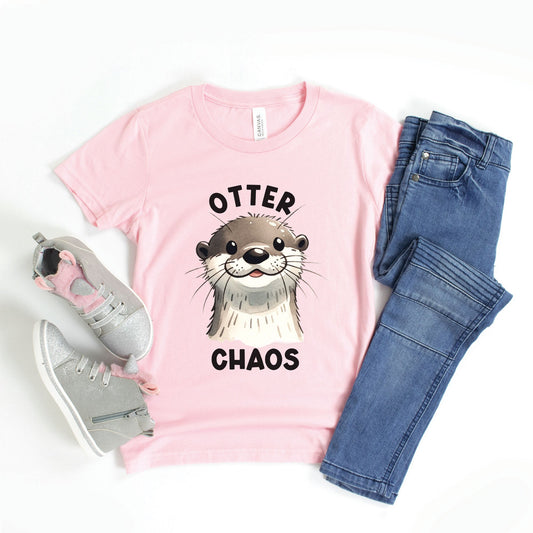 Otter Chaos | Toddler Graphic Short Sleeve Tee