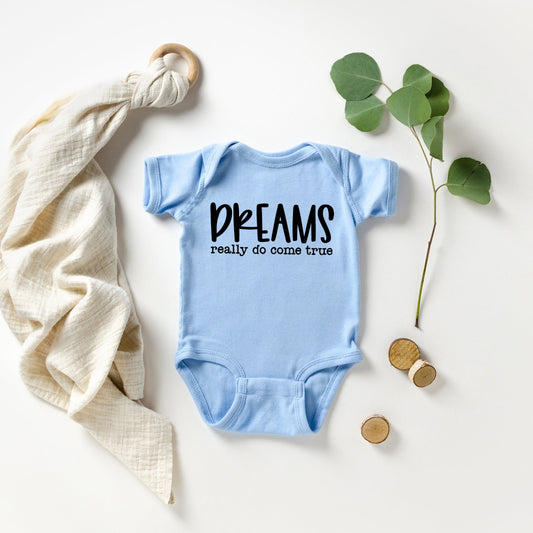 Dreams Really Do Come True | Baby Graphic Short Sleeve Bodysuit