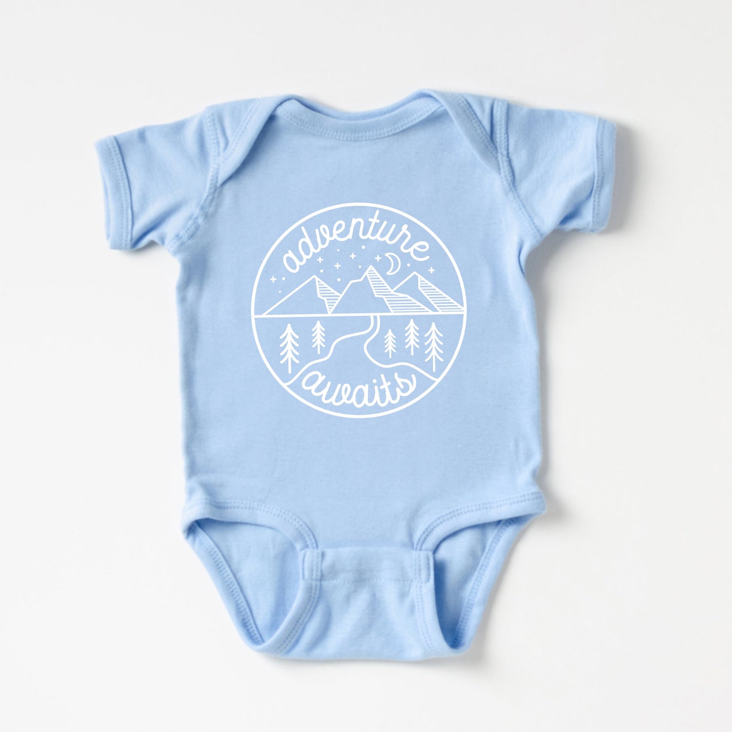 Adventure Awaits | Baby Graphic Short Sleeve Bodysuit