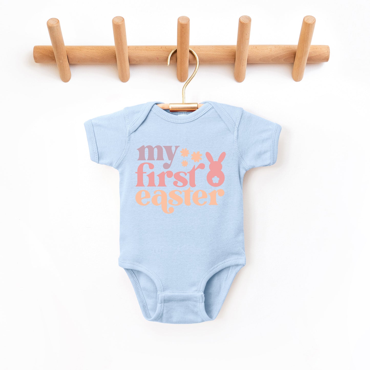 My First Easter | Baby Graphic Short Sleeve Bodysuit