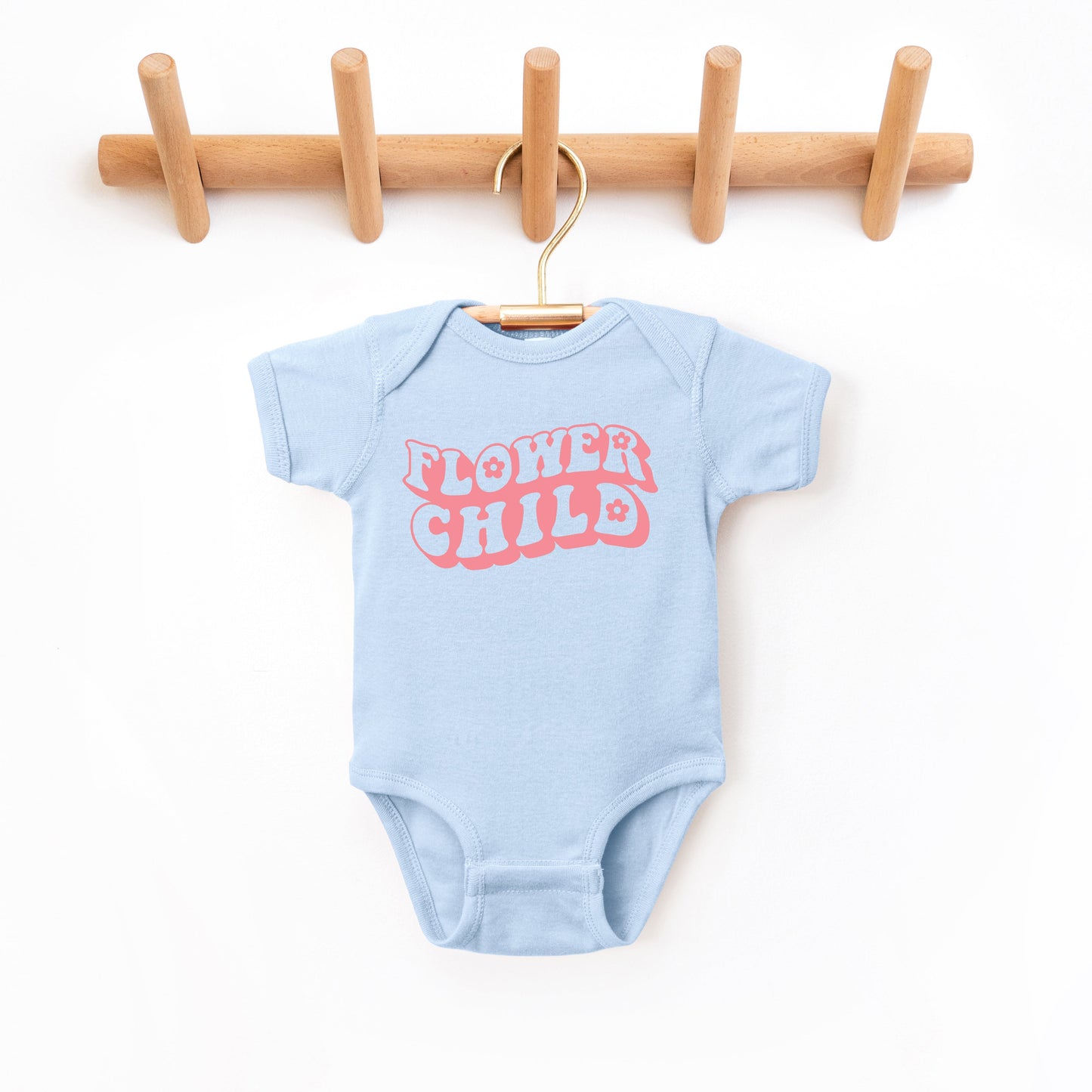 Flower Child | Baby Graphic Short Sleeve Bodysuit