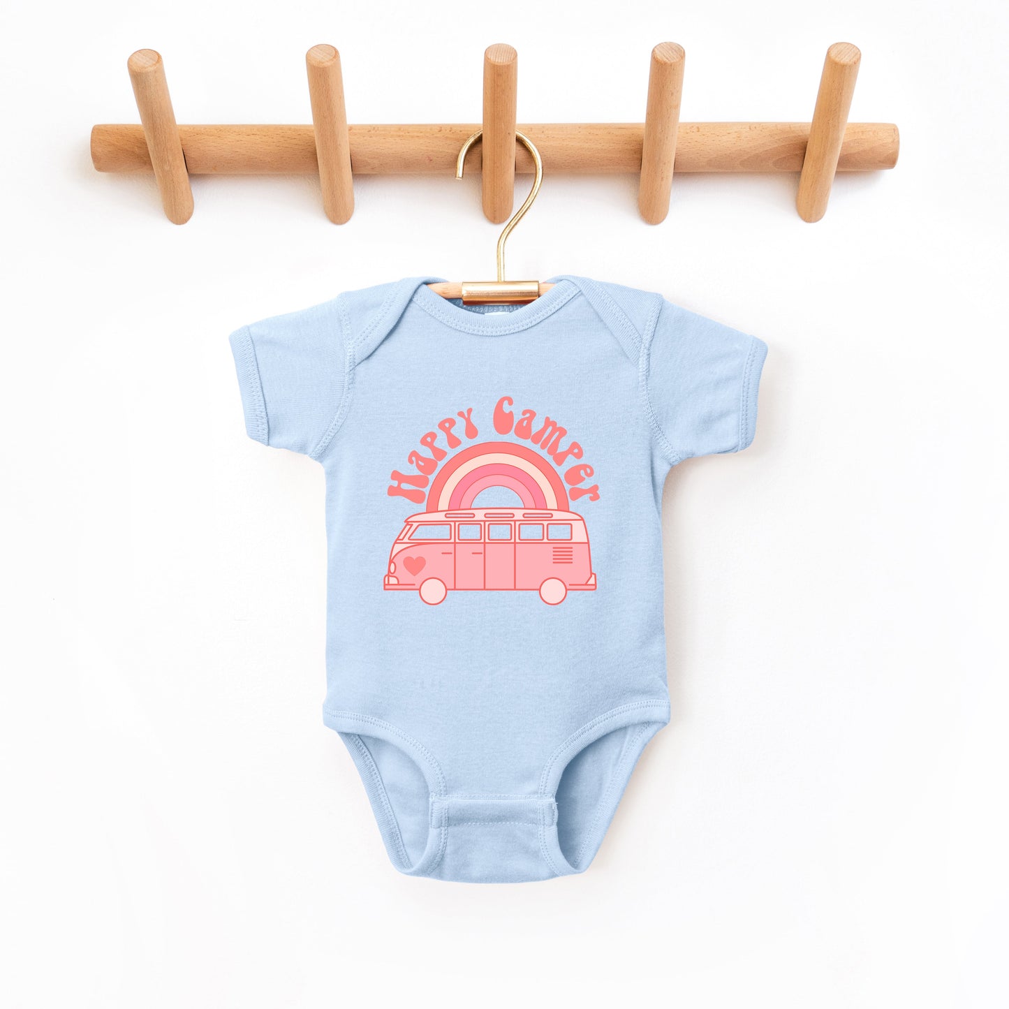 Happy Camper Van | Baby Graphic Short Sleeve Bodysuit