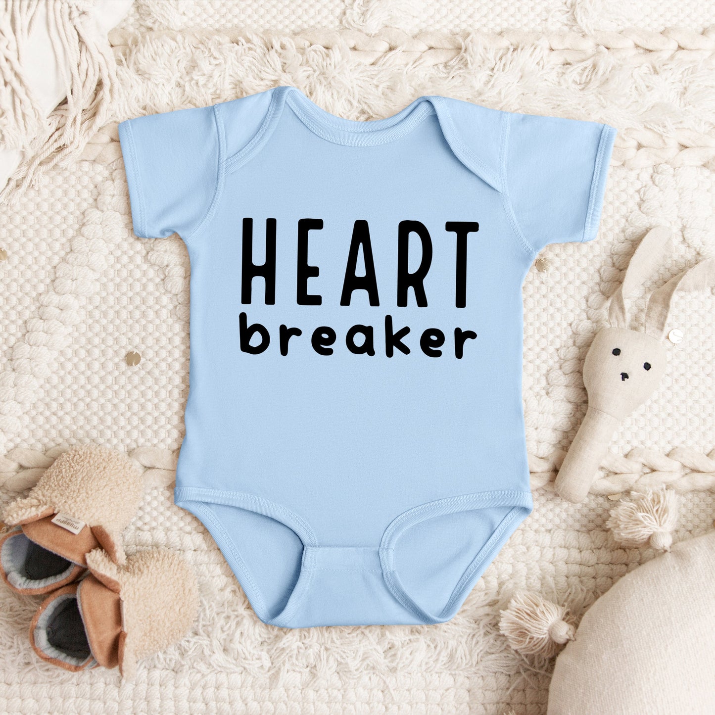 Heart Breaker Kids | Baby Graphic Short Sleeve Bodysuit