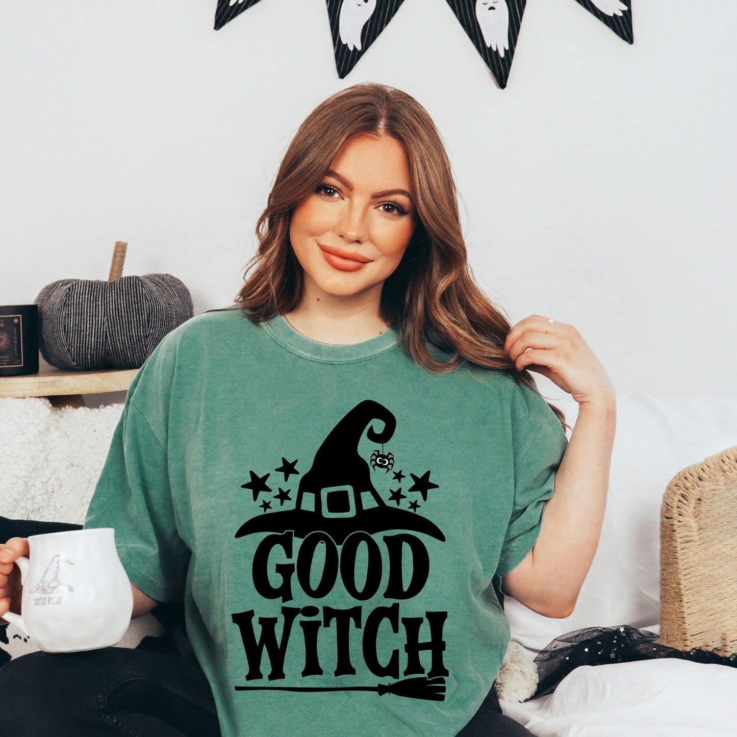 Good W Broom | Garment Dyed Tee