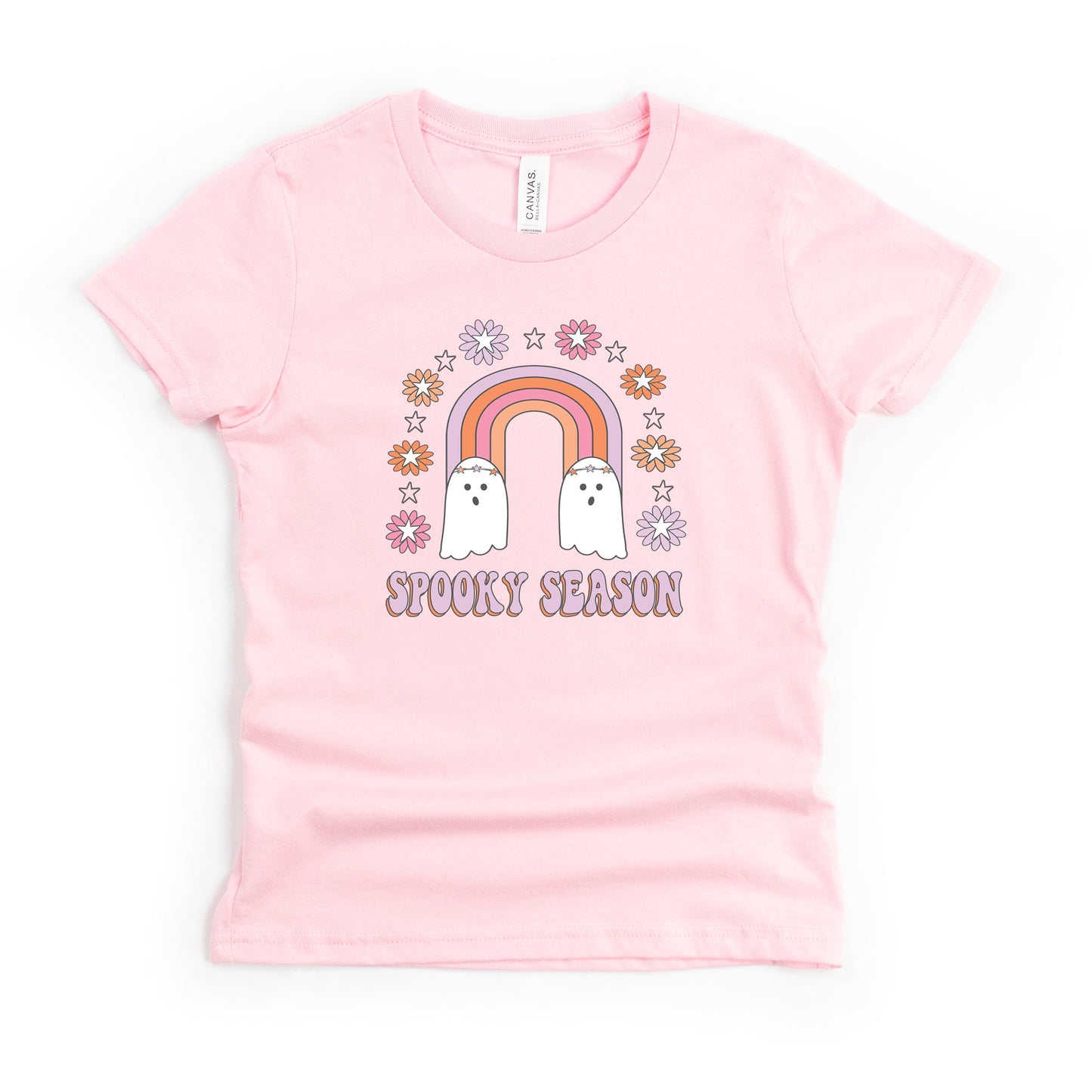 Spooky Season Rainbow | Youth Short Sleeve Crew Neck