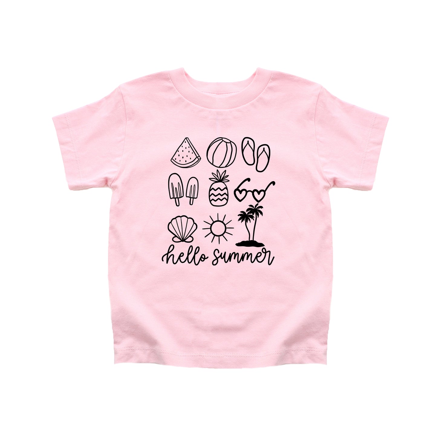 Hello Summer Chart | Toddler Graphic Short Sleeve Tee