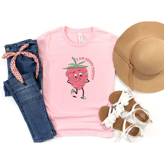 I Am Berry Sweet | Youth Short Sleeve Crew Neck