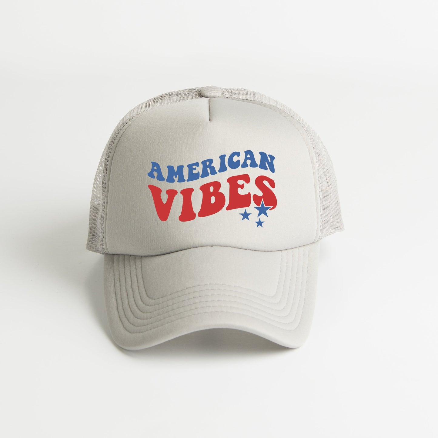 American Vibes Wavy Stars | Foam Trucker Hat