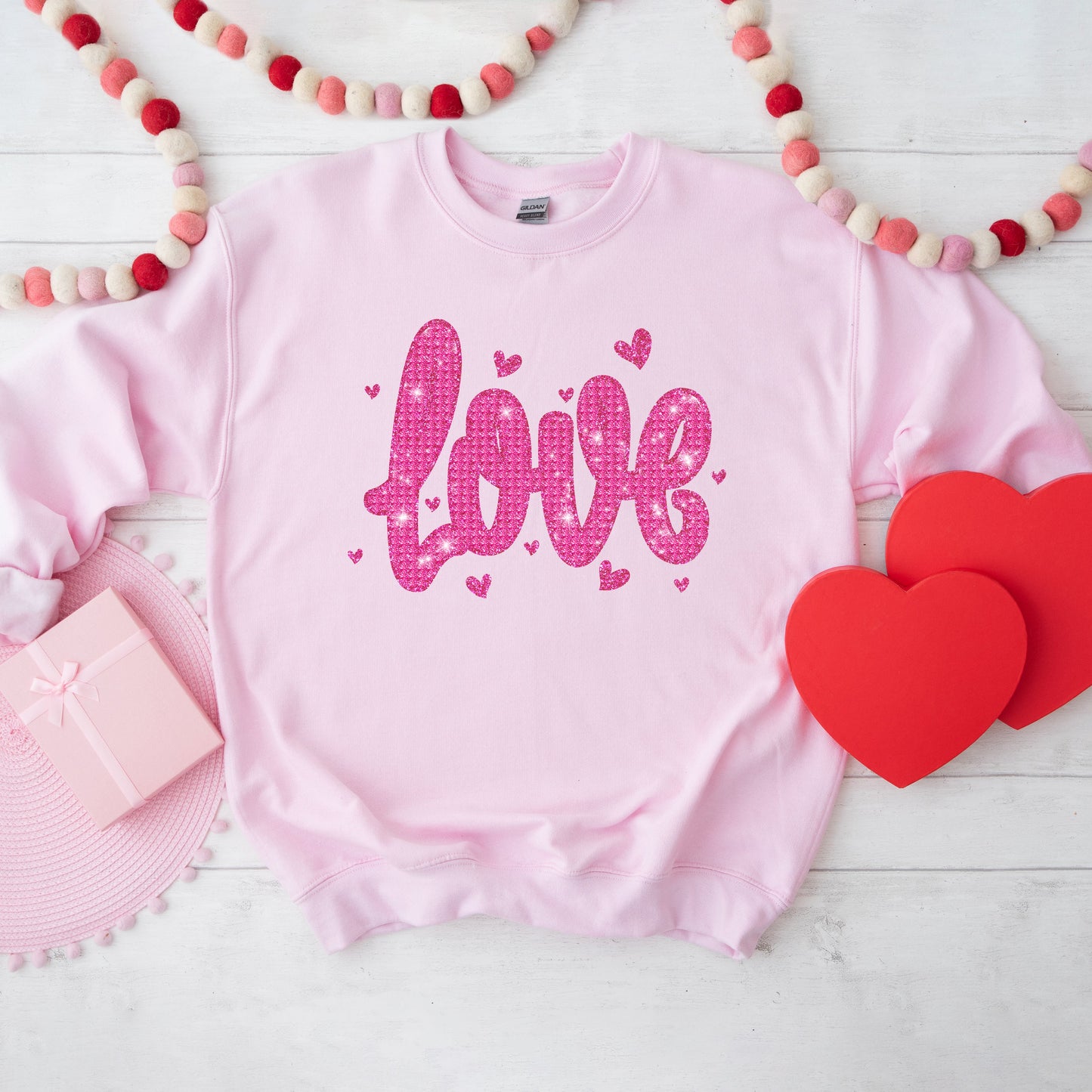 Love Pink Bling | Sweatshirt