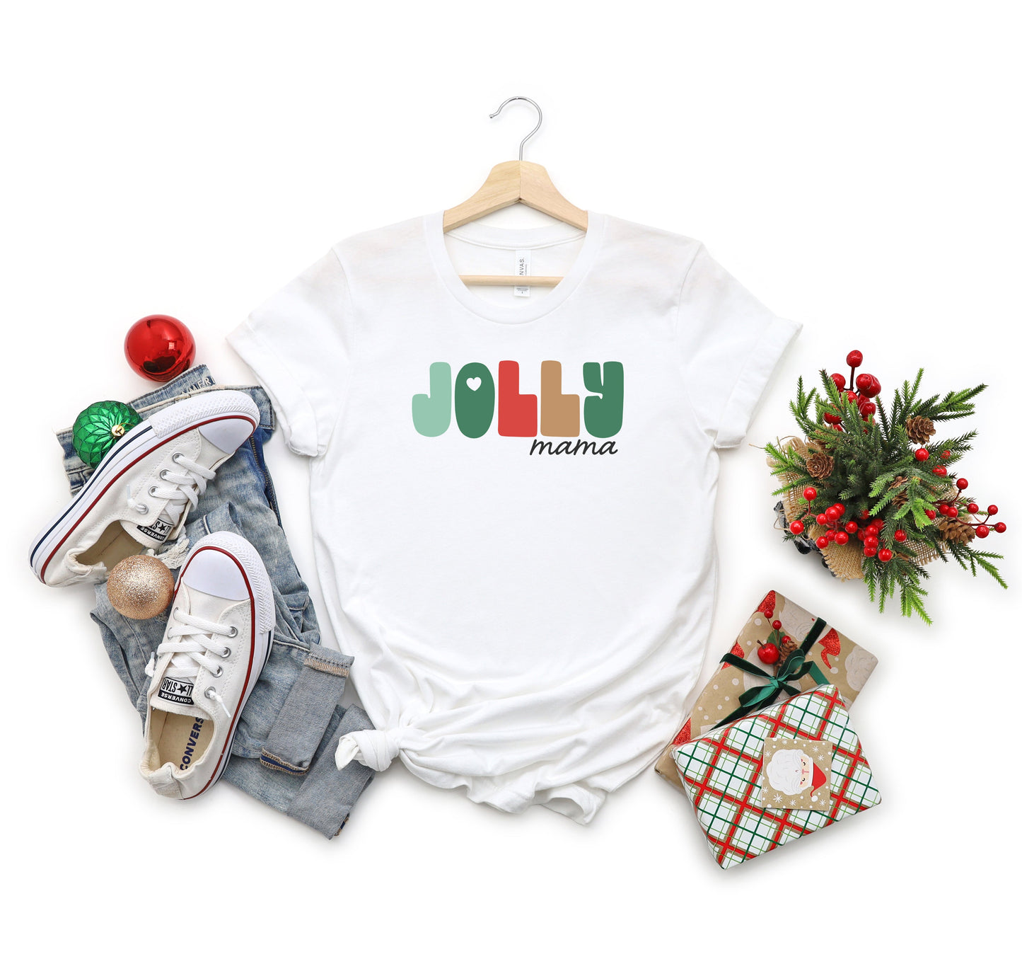 Jolly Mama Colorful | Short Sleeve Graphic Tee