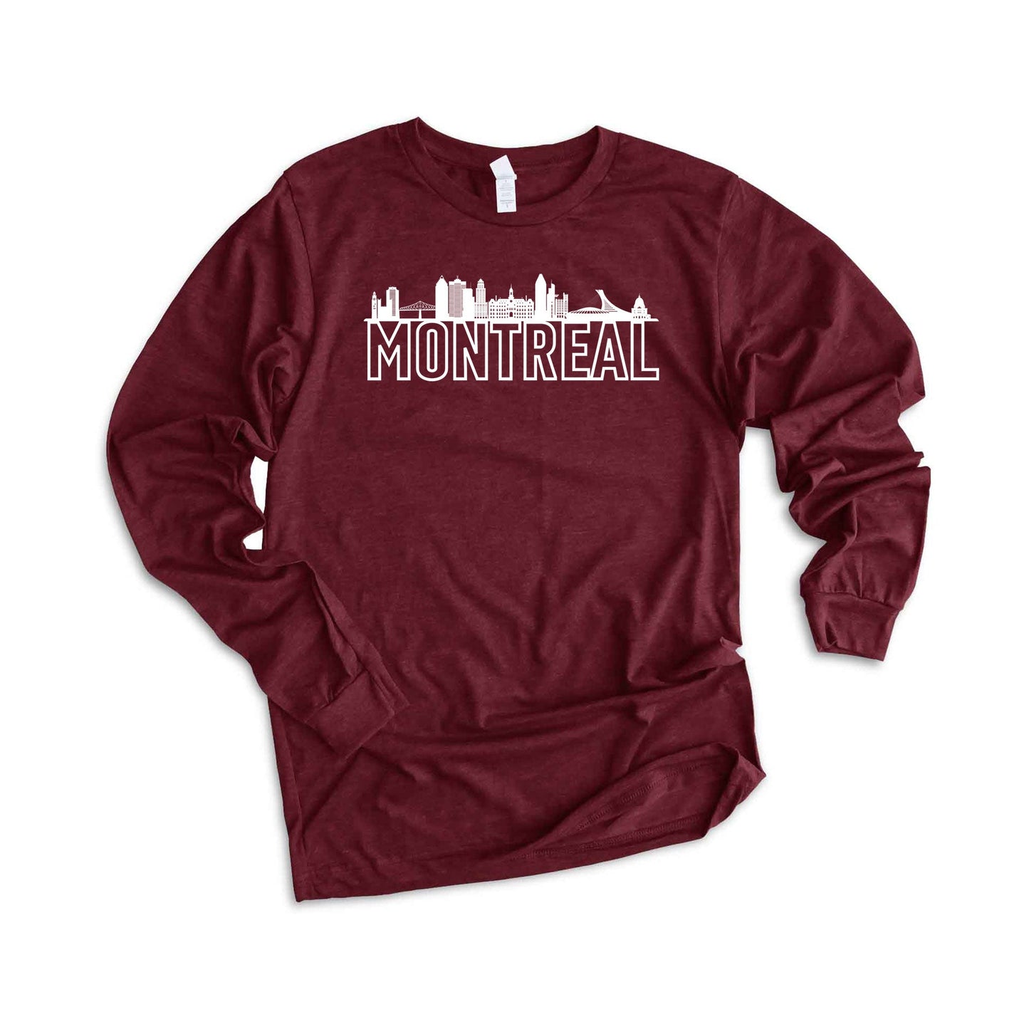 Montreal Buildings | Long Sleeve Crew Neck