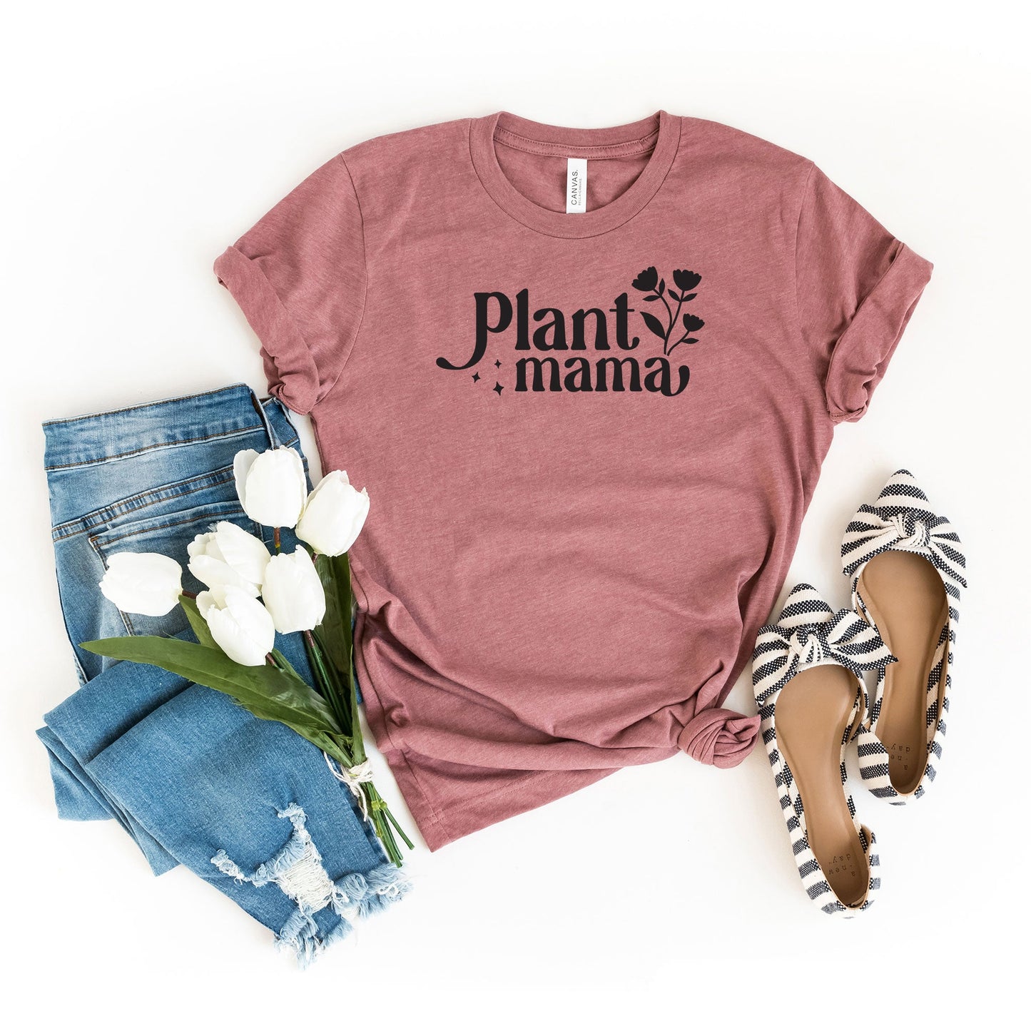 Floral Plant Mama | Short Sleeve Graphic Tee