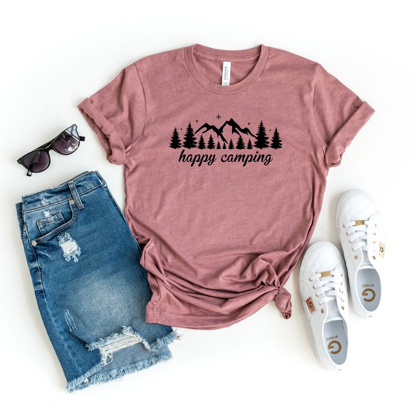 Happy Camping | Short Sleeve Graphic Tee