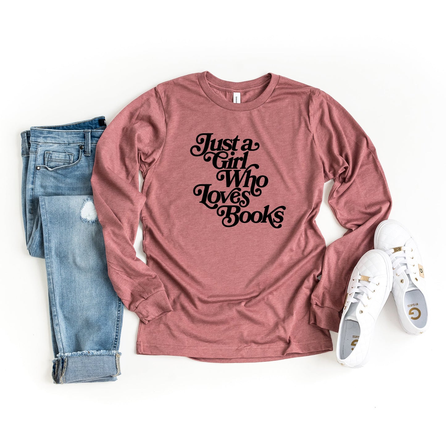 Just A Girl Who Loves Books | Long Sleeve Graphic Tee