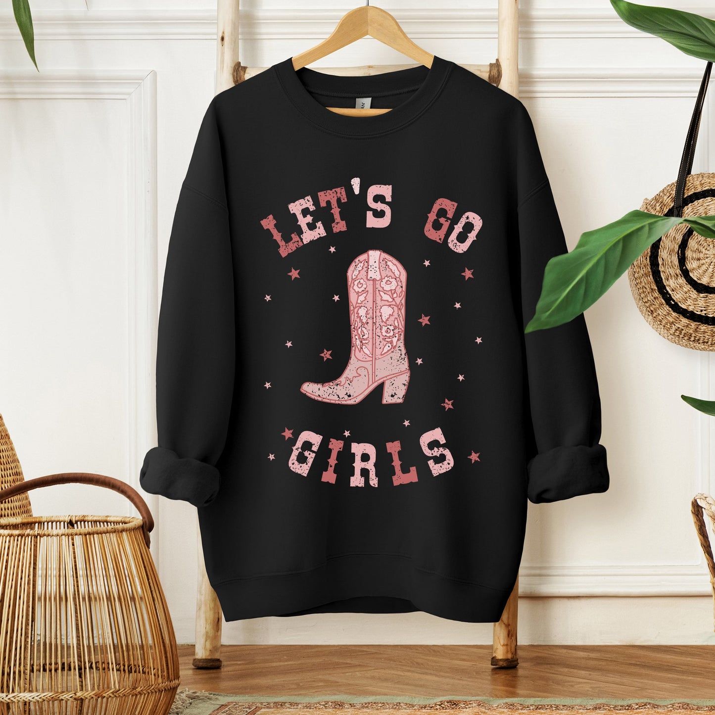 Lets Go Girls Boot | Sweatshirt