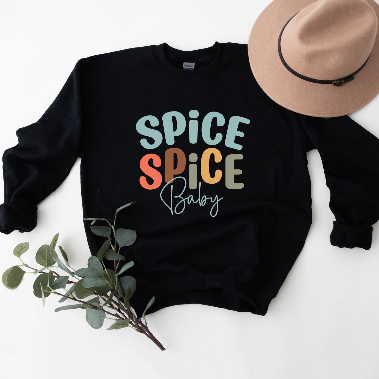 Spice Spice Baby Cursive | Sweatshirt