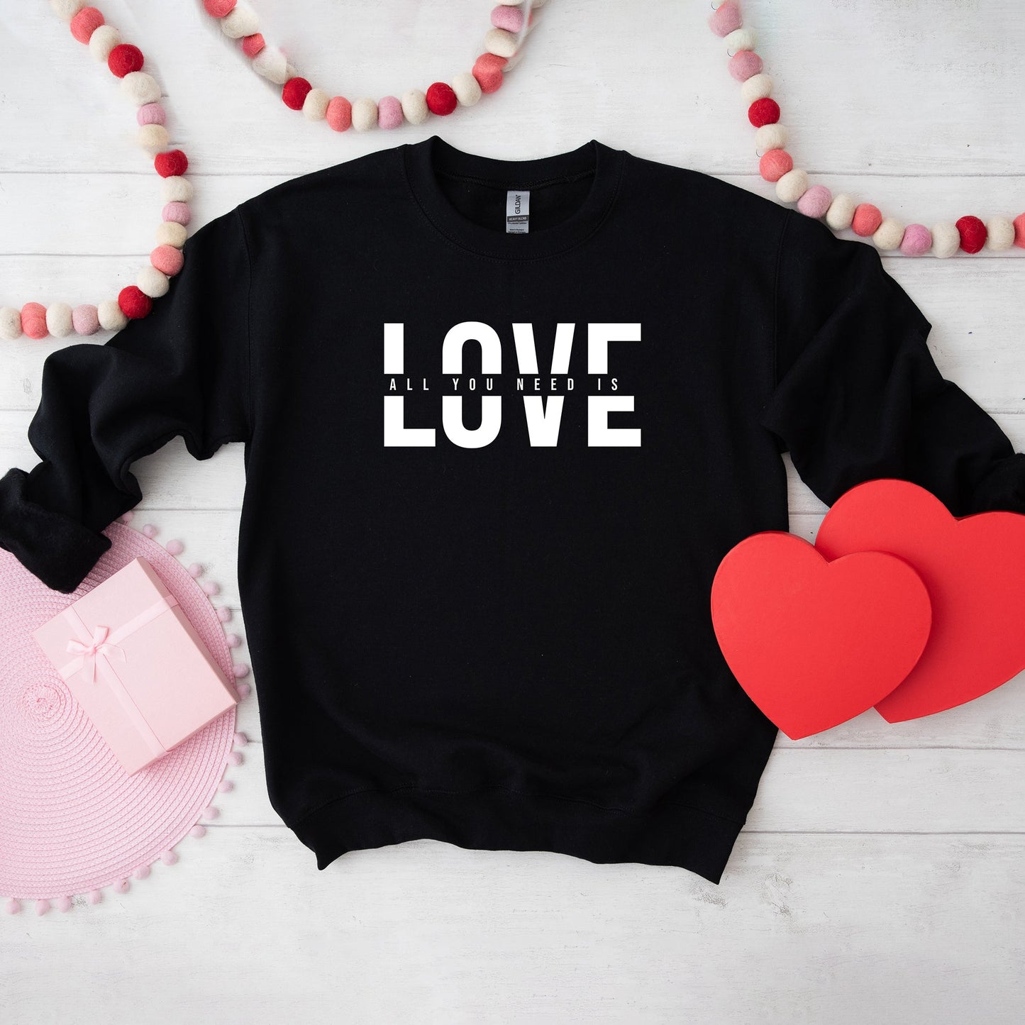 Love Is All You Need Split | Sweatshirt