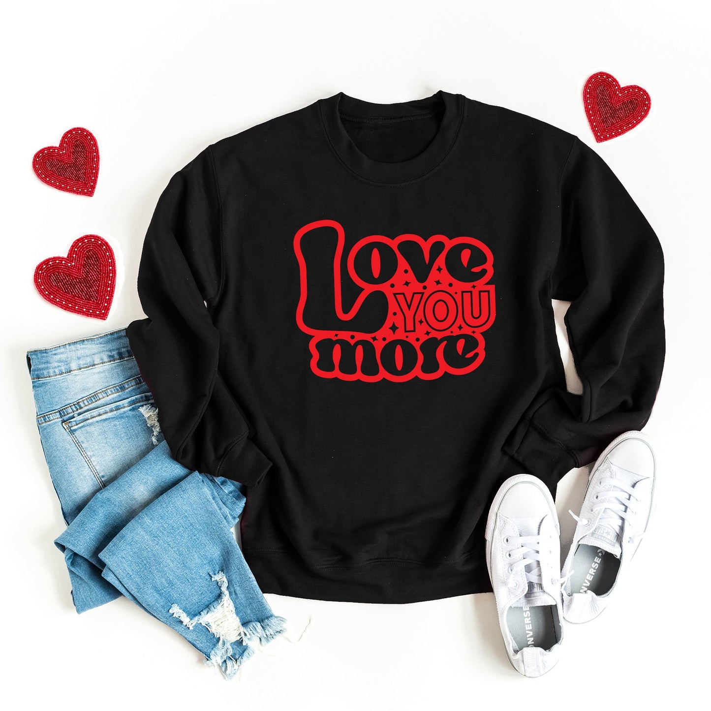 Love You More Bubbles | Sweatshirt