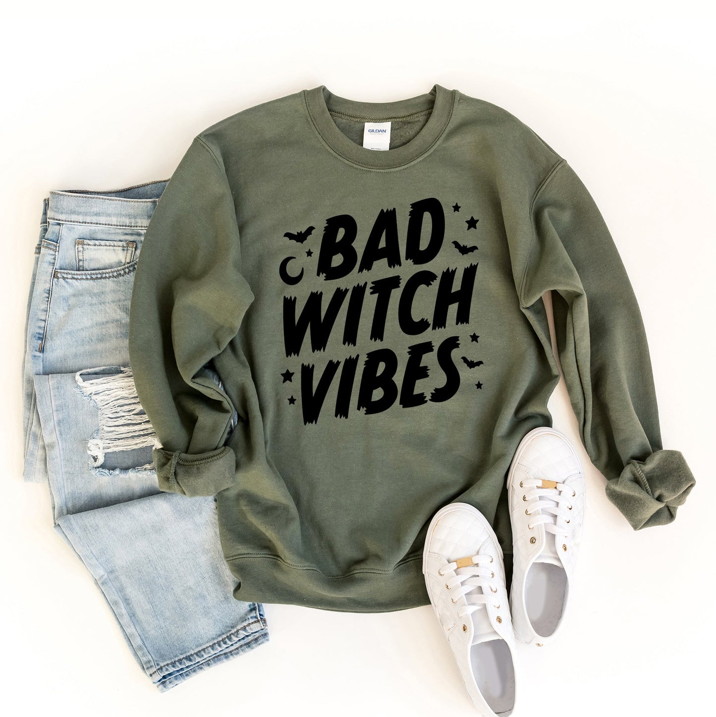 Bad W Vibes Moon | Sweatshirt