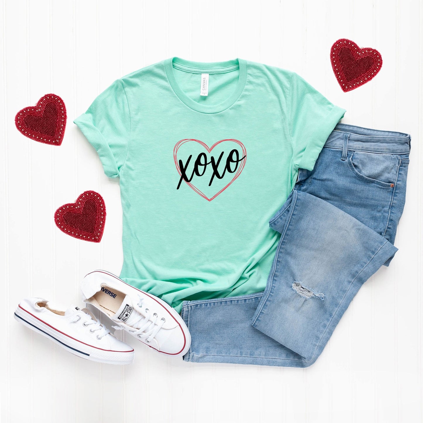 XOXO Heart | Short Sleeve Graphic Tee