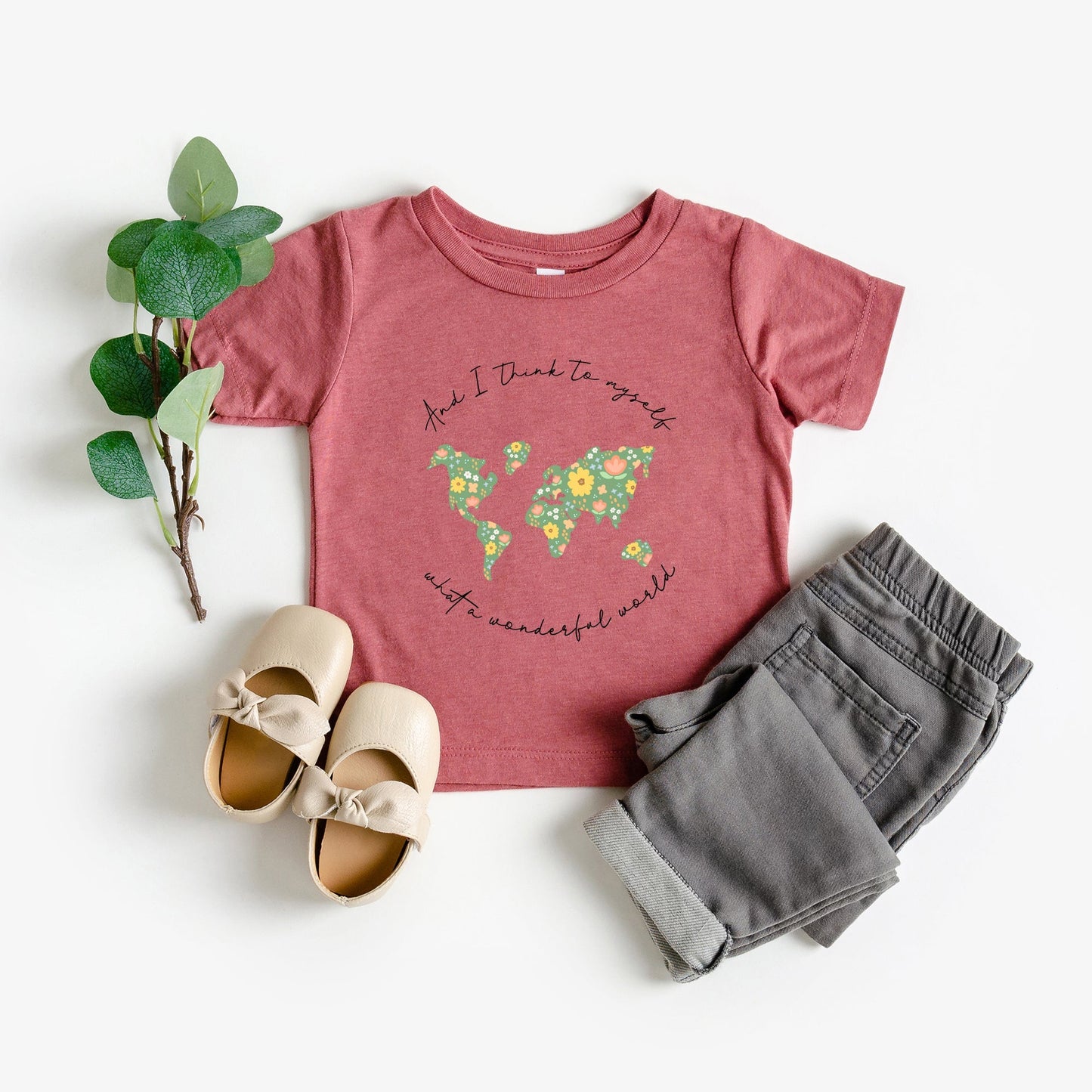 What A Wonderful World | Youth Graphic Short Sleeve Tee