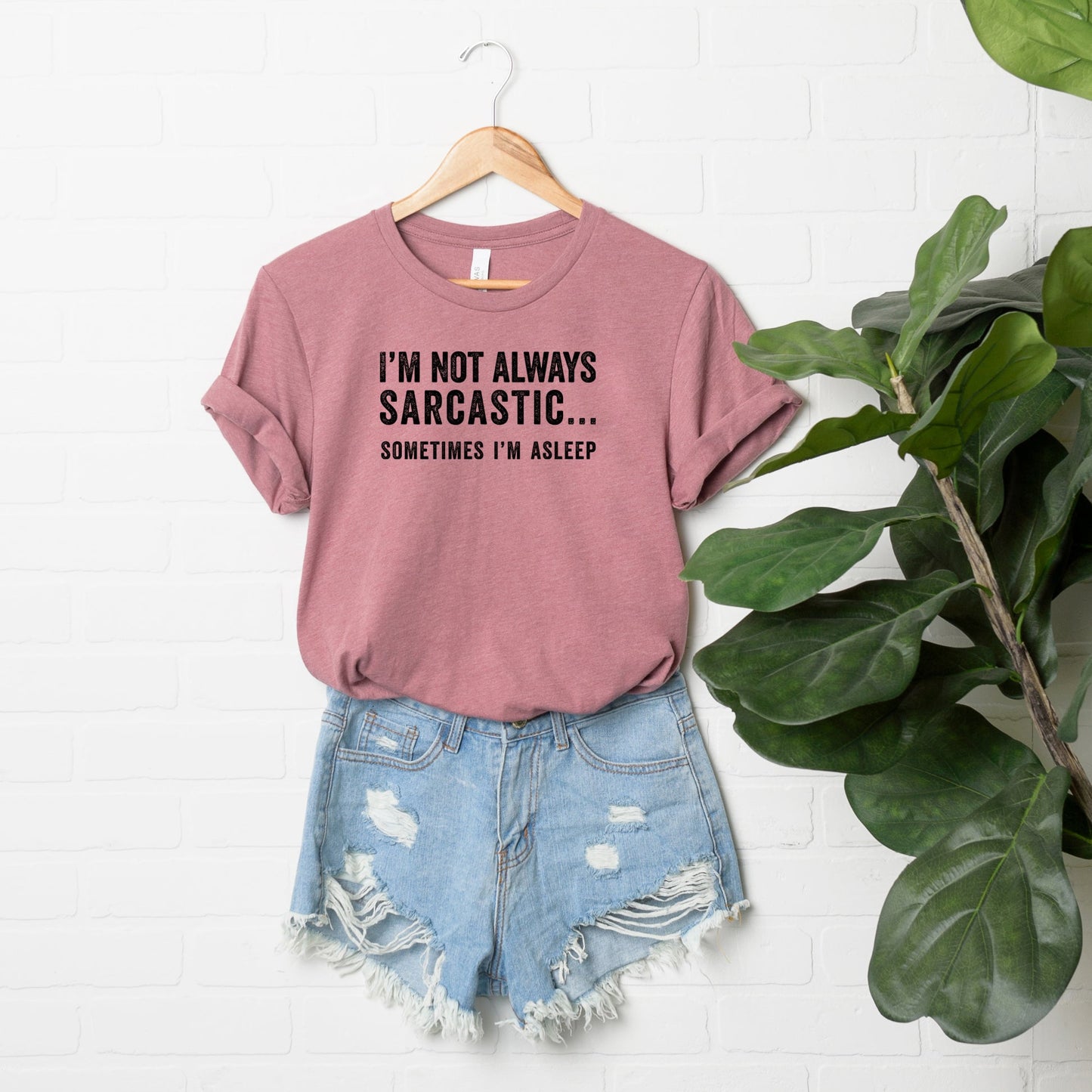 I'm Not Always Sarcastic Sometimes I'm Asleep | Short Sleeve Graphic Tee