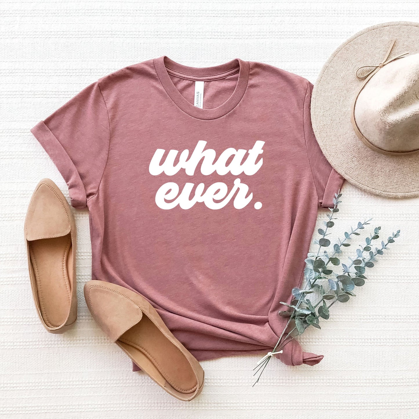 What Ever Cursive | Short Sleeve Graphic Tee