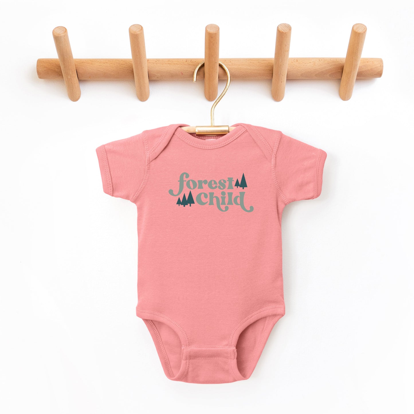Forest Child | Baby Graphic Short Sleeve Bodysuit