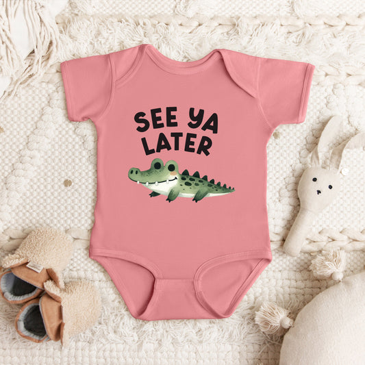 See You Later Alligator | Baby Graphic Short Sleeve Bodysuit