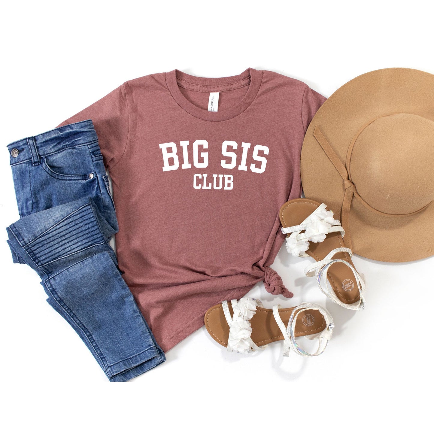 Big Sis Club | Youth Short Sleeve Crew Neck