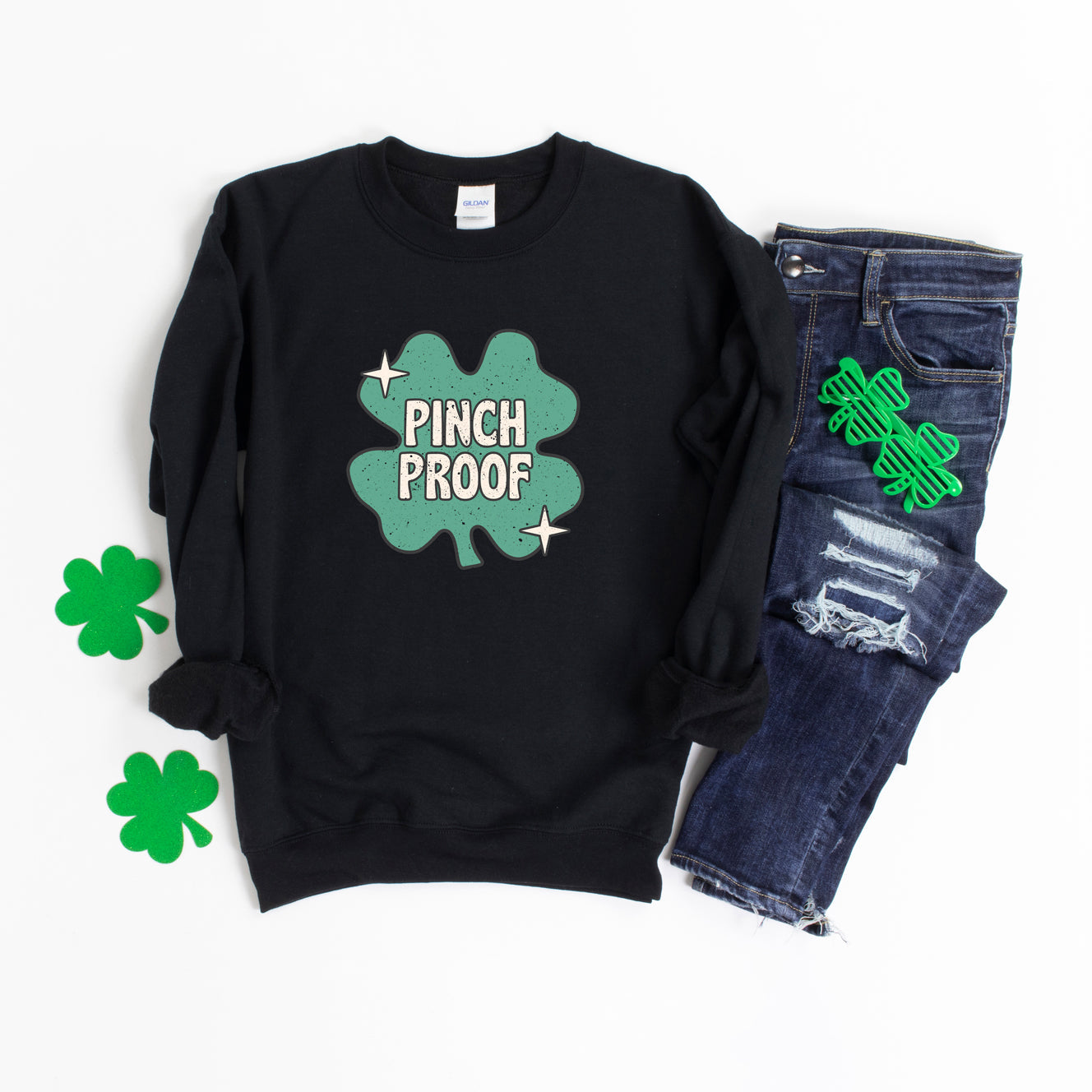 Pinch Proof Shamrock | Sweatshirt