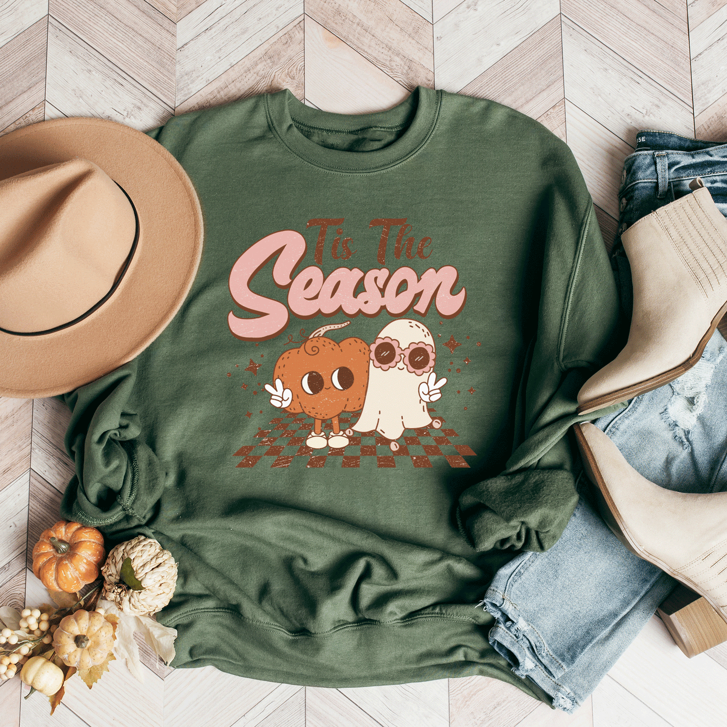 Tis The Season Pumpkin Ghost | Sweatshirt